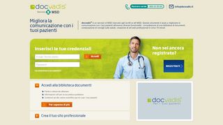 
                            3. docvadis - entra e crea il tuo sito professionale - Docvadis Portal