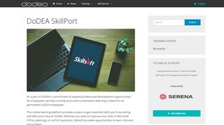 
                            2. DoDEA SkillPort | DoDEA eLearning Portal - Skillport Cac Portal