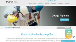 Dodge Pipeline | Construction Leads and Pipeline Reports ... - Dodge Pipeline Portal