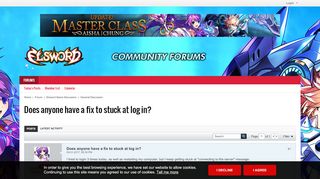 
                            5. Does anyone have a fix to stuck at log in? - Elsword Online ... - Void Elsword Portal