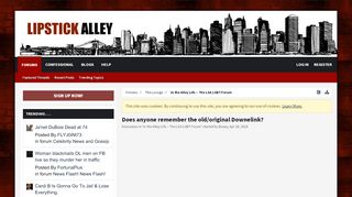 
                            3. Does anyone remember the old/original Downelink? | Lipstick Alley - Downelink Com Portal