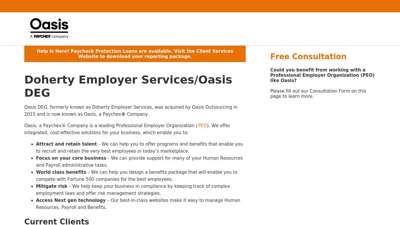 Doherty Employer Services/Oasis DEG - Oasis, a Paychex Company