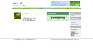 domain login - Duport - Duport Co Uk Portal Php
