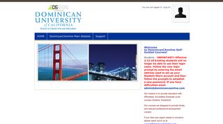 
                            4. DominicanCAonline Self-Guided Courses - Dominican Moodle Portal