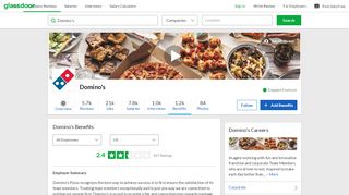 
                            8. Domino's Employee Benefits and Perks | Glassdoor - My Rpm Pizza Employee Portal