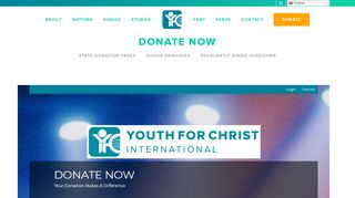 
                            7. Donate | Youth for Christ International - Giving Fuel Portal