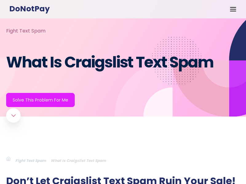 
                            9. Don't Get Tricked by the Craigslist Text Spam [Top Hacks]