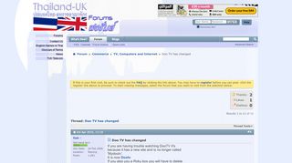 
                            7. Doo TV has changed - Thailand-UK Forums - Dootv Com Sign In