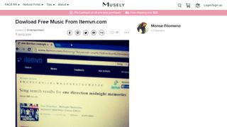 
                            3. Dowload Free Music From Itemvn.com by Monse Filomeno ... - Itemvn Sign In