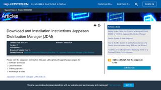 
                            8. Download and Installation Instructions Jeppesen Distribution ... - My Jeppesen Portal