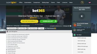 Download Bet365 Mobile App for Android and iOS - Install ... - Bet365 Portal Mobile
