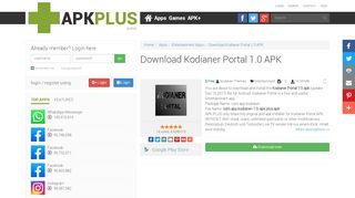 Download Free Entertainment | Kodianer Portal APK v1.0 - apk.plus - Kodianer Portal