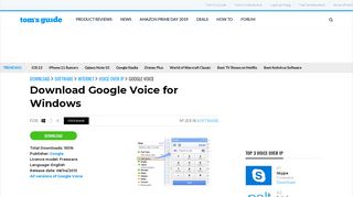 
Download Google Voice (Free) for Windows  
