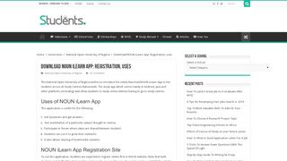 
                            9. Download NOUN iLearn App: Registration, uses - StudentsNG - Noun Ilearn Portal