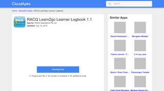 
                            8. Download RACQ Learn2go Learner Logbook app apk latest ... - Learn2go Supervisor Portal