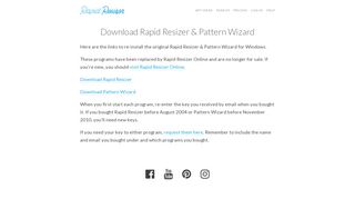 
                            5. Download Rapid Resizer & Pattern Wizard