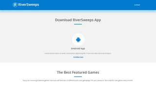 
                            4. Download RiverSweeps App for Android OS - Riversweeps Login
