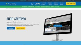 
Download Stock Market Desktop App: SpeedPro | Angel Broking
