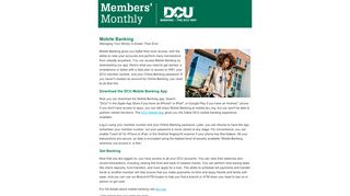 
Download the DCU Mobile Banking App - DCU - Members ...  
