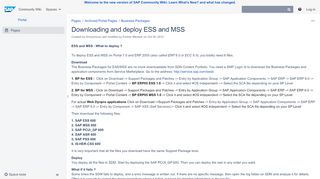 
                            3. Downloading and deploy ESS and MSS - Portal - SCN Wiki - SAP.com - Sap Able Group Ess Portal