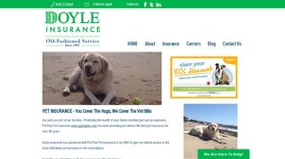 
Doyle Insurance, Danvers, MA. Pet Insurance  
