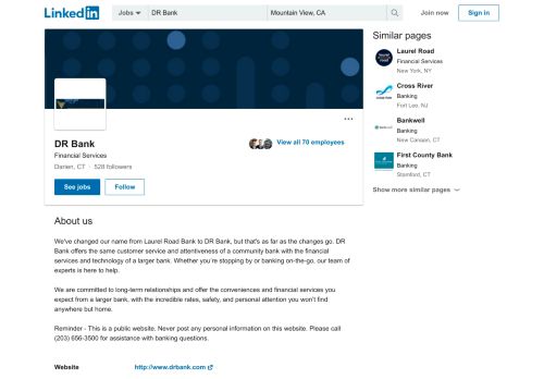 
                            8. DR Bank | LinkedIn - Drb Bank Portal