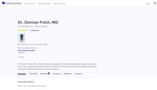 
                            6. Dr. Damian Folch, MD - Reviews - Chelmsford, MA - Healthgrades - Dr Folch Portal