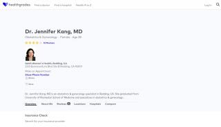 
Dr. Jennifer Kang, MD - Reviews - Redding, CA - Healthgrades
