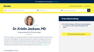 
                            5. Dr. Kristin Jackson, MD | Advanced Urogynecology, Orlando, FL (32804) - Advanced Urogynecology Patient Portal