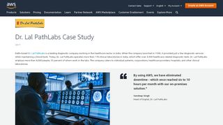 
                            6. Dr. Lal Pathlabs Case Study - Amazon Web Services - Lal Path Lab Online Report Login