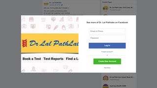 
                            7. Dr. Lal Pathlabs - Facebook - Lal Path Lab Online Report Login