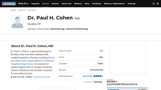 
                            6. Dr. Paul Cohen, Gastroenterologist in Brooklyn, NY | US News Doctors - Paul Cohen Md Patient Portal