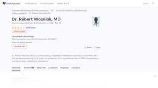 
                            3. Dr. Robert Wozniak, MD - Reviews - Rock Hill, SC - Healthgrades - Lancaster Endocrinology Patient Portal
