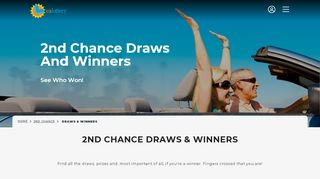 
Draws and Winners | 2nd Chance | California State Lottery
