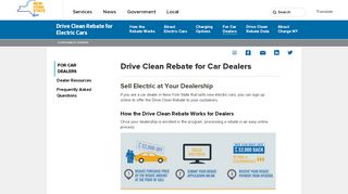 Drive Clean Rebate for Car Dealers - NYSERDA