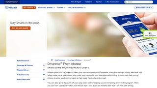 Drivewise from Allstate - Good Driver Discount | Allstate ... - Drive Smart Insurance Portal