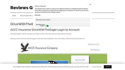 DriveWithTheEagle ACCC Insurance Login - Reviews Glow