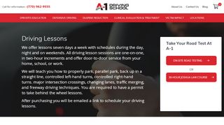 
Driving Lessons – A-1 Driving School  
