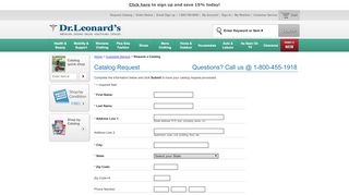 
                            8. DrLeonards.com | Catalog Request - Dr. Leonard's - Drleonards Sign In