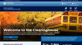 
                            7. Drug & Alcohol Clearinghouse - Home - My D&a Login