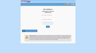 
                            3. DS Logon - Login - Dod Self Service Portal Tricare
