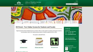 
                            5. DS Portal: Online System for Students and Faculty | Office of Disability ... - Ai Charlotte Student Portal