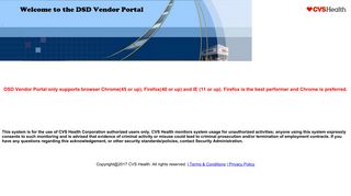 
                            4. DSD Vendor Portal - Cvs Vendor Portal