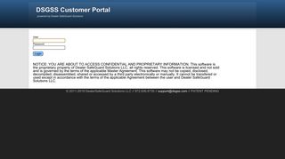 
                            2. DSGSS Customer Portal - Dsgss Customer Privacy Portal