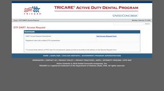 DTF DART® Access Request - The Active Duty Dental Program - Addp Login