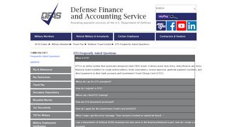 
                            8. DTS Frequently Asked Questions - Dfas - Dts Deposit Portal