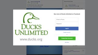 
                            9. Ducks Unlimited - DU Membership App: Login screen ... - Ducks Unlimited Portal