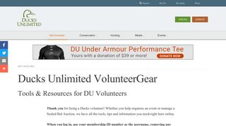 
                            5. Ducks Unlimited VolunteerGear - Ducks Unlimited Portal