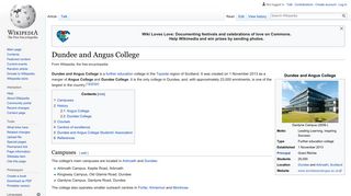 
                            2. Dundee and Angus College - Wikipedia - Dundee And Angus College Student Portal