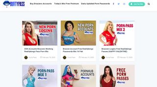 
                            7. Durtypass: Free Brazzers Accounts and Porn Passwords - Brazzers Mobile Portal